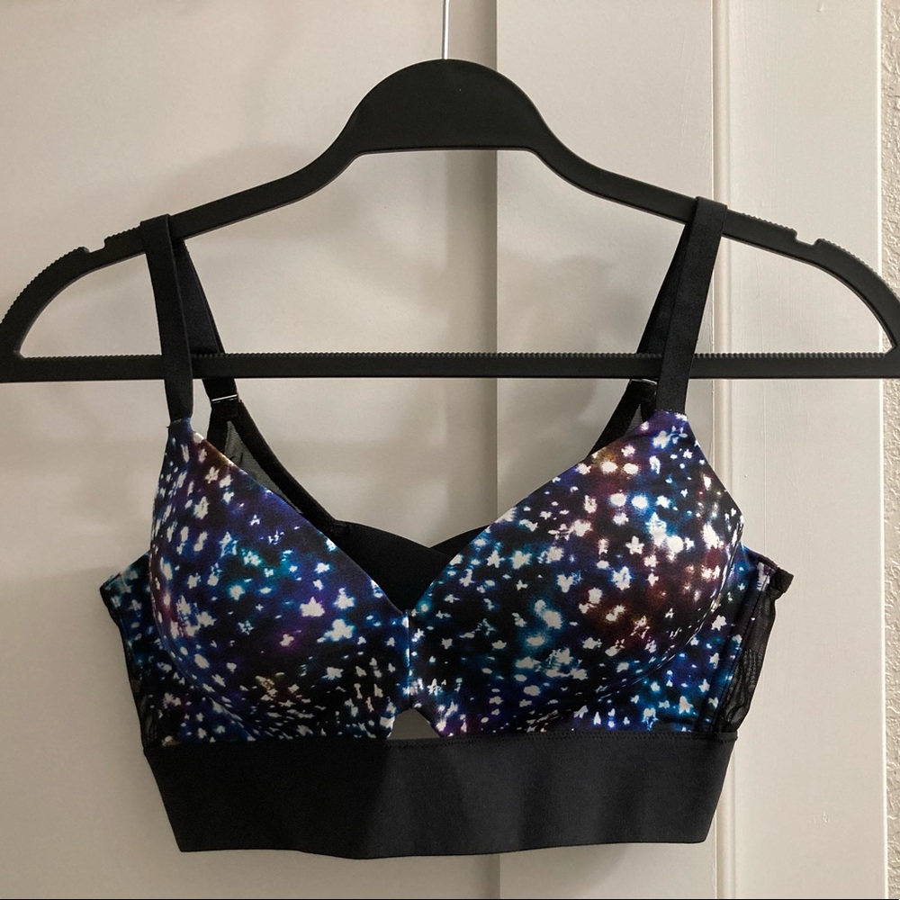 Spanx Mesh Panel Medium Impact Sports Bra